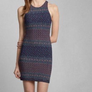 Abercrombie and Fitch Floral Bodycon Dress - Cutout Back